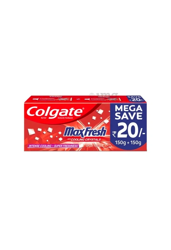 Colgate Max Fresh With Cooling Crystals, Anticavity Toothpaste, 300g Pack