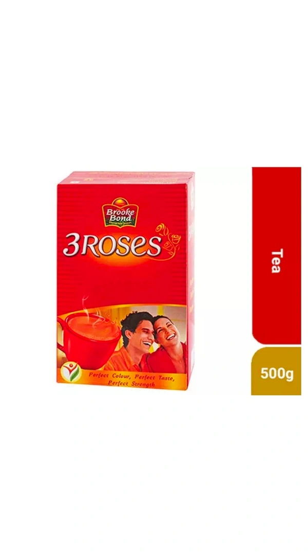 Brooke Bond 3 Roses Regular Tea, 500g Box