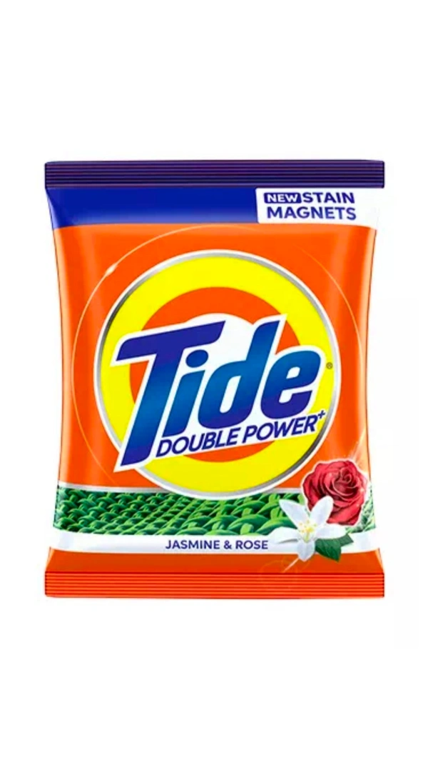 Tide Plus Double Power Detergent Powder, Jasmine & Rose, 2kg Pack