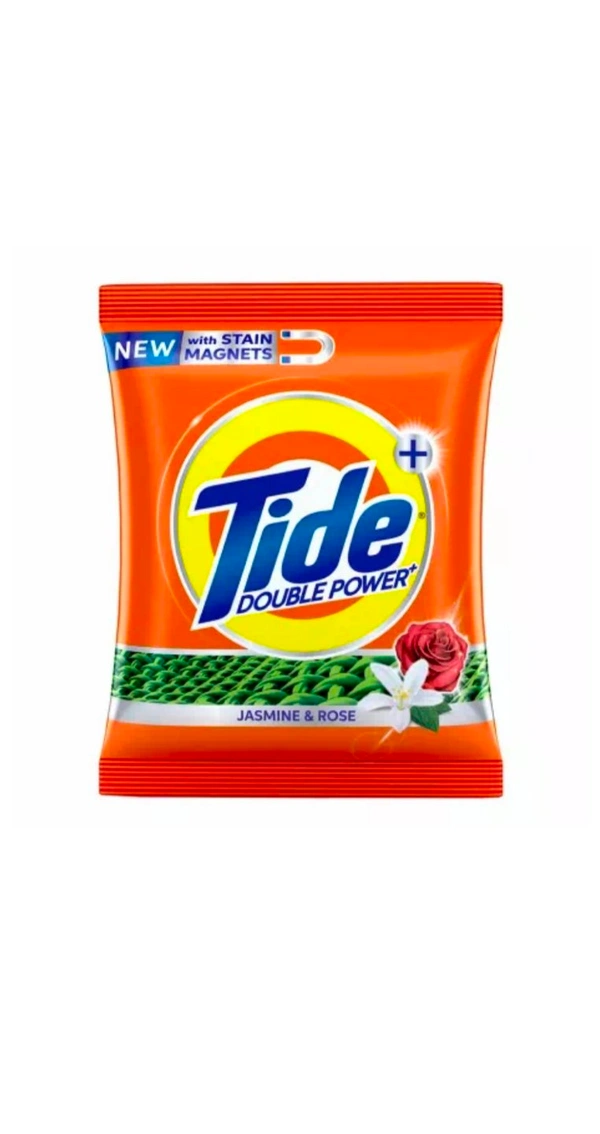 Tide Plus Double Power Detergent Powder, Jasmine & Rose, 500g Pack