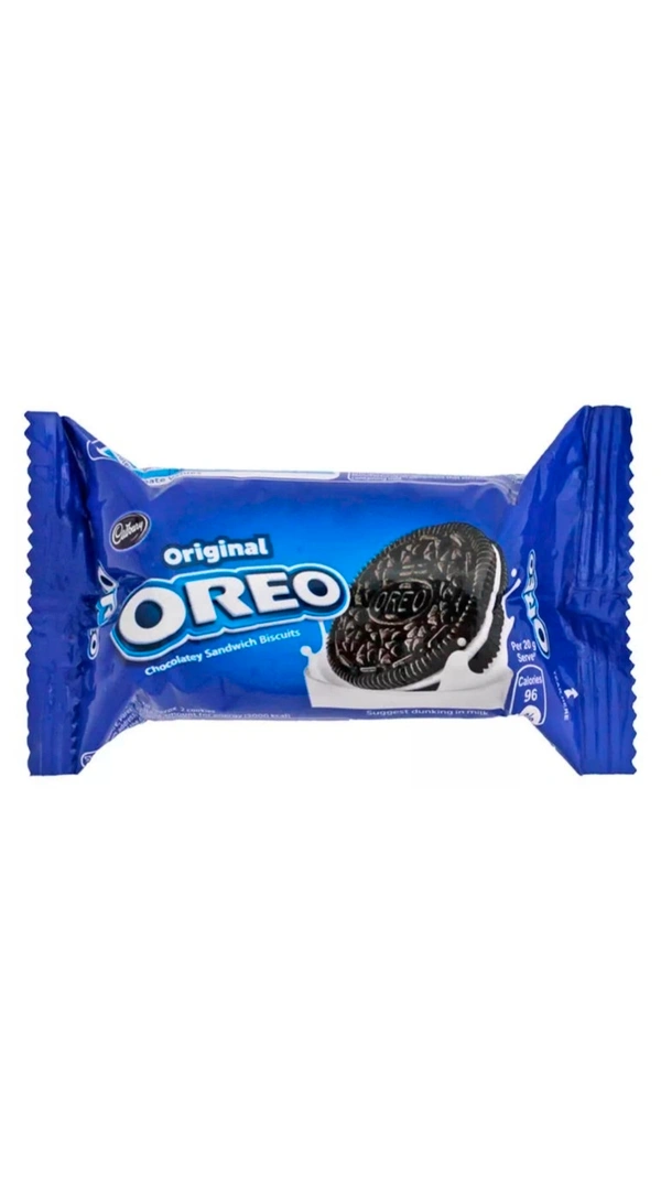 Cadbury Oreo Original Chocolatey Sandwich Biscuits, 50g Pack - Set of 12