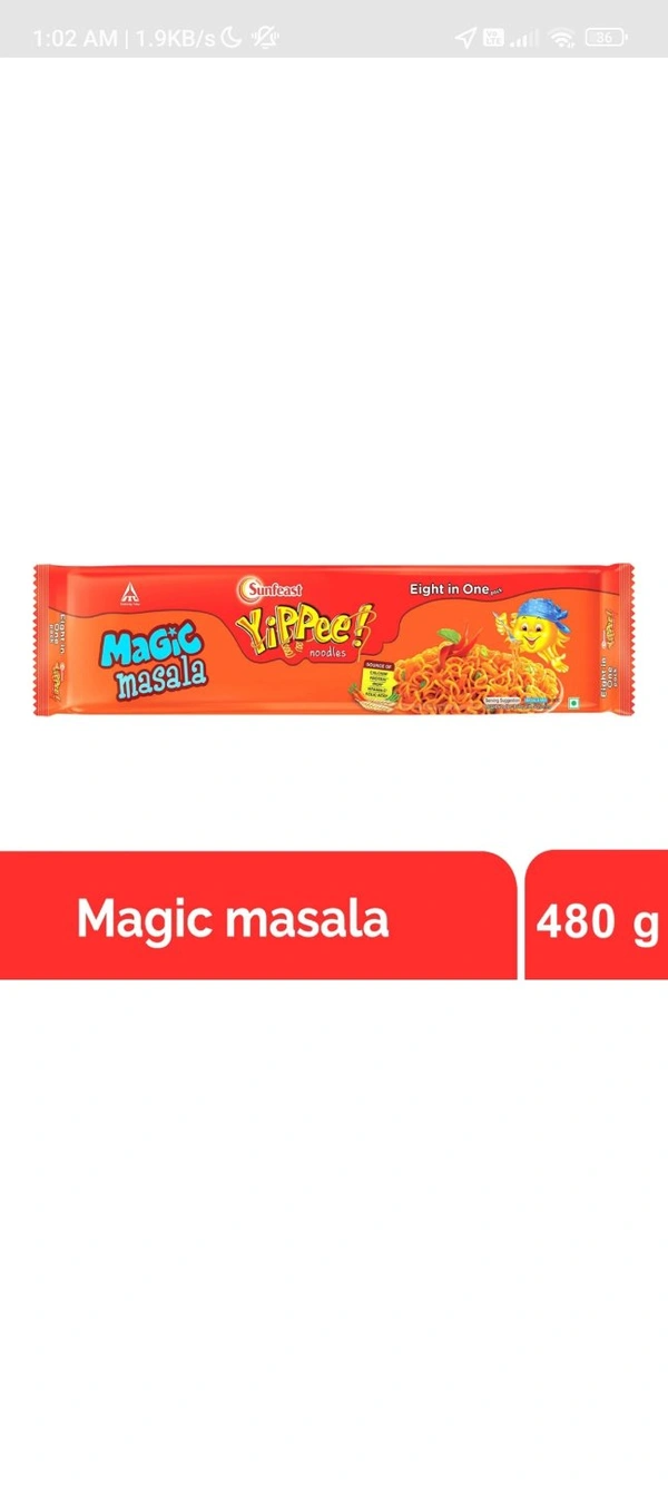 Noodles YiPPee - 480g
