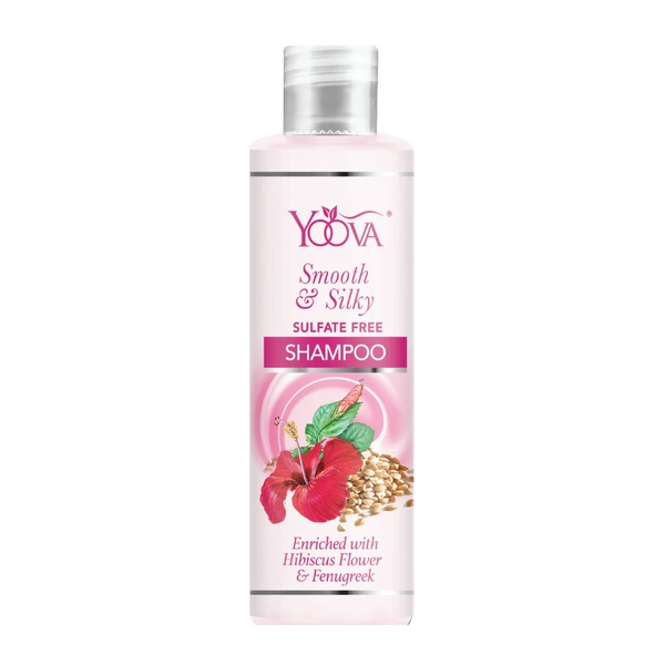 YOOVA SMOOTH AND SILKY SULFATE 
FREE SHAMPOO - Pack Size – 200ml