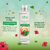YOOVA STRONG, SOFT & 
SILKY HAIR CONDITIONER - Pack Size – 200ml