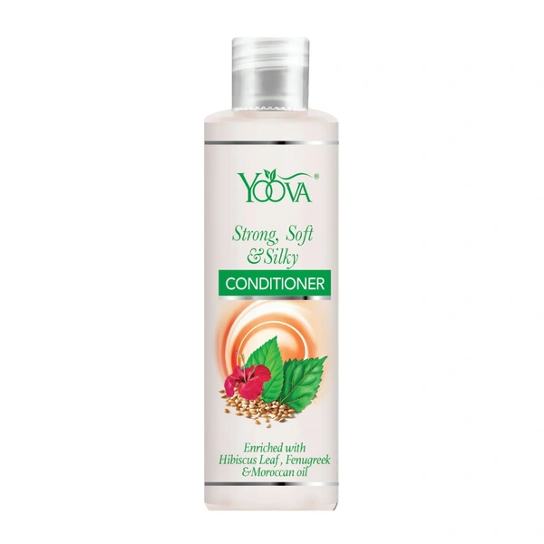 YOOVA STRONG, SOFT & 
SILKY HAIR CONDITIONER - Pack Size – 200ml