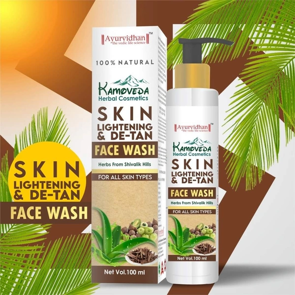 Skin Lightening & De-Tan Face Wash (100ml)
