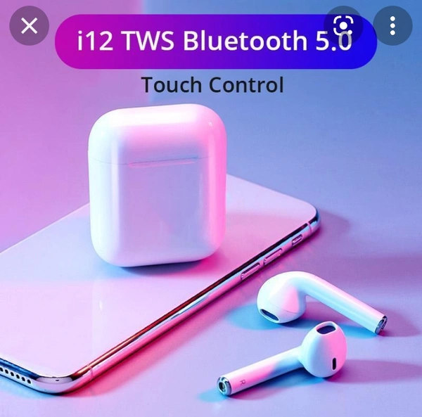 I12 Airpods Real - white, free size