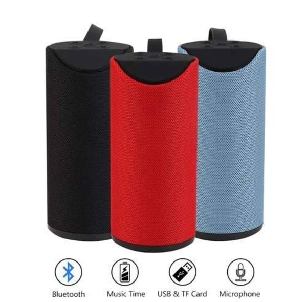 Touch Colours Changing Bluetooth Speaker - blue, free size