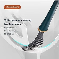  Wall Mounted Round Brush With Holder 