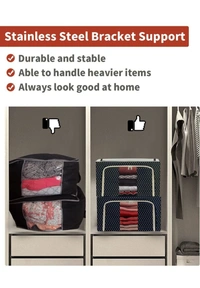 Cloth Storage (Pack of 2) 66L