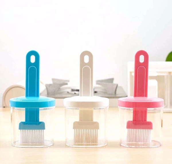 Oil Bottle With Brush ( set of 2 )