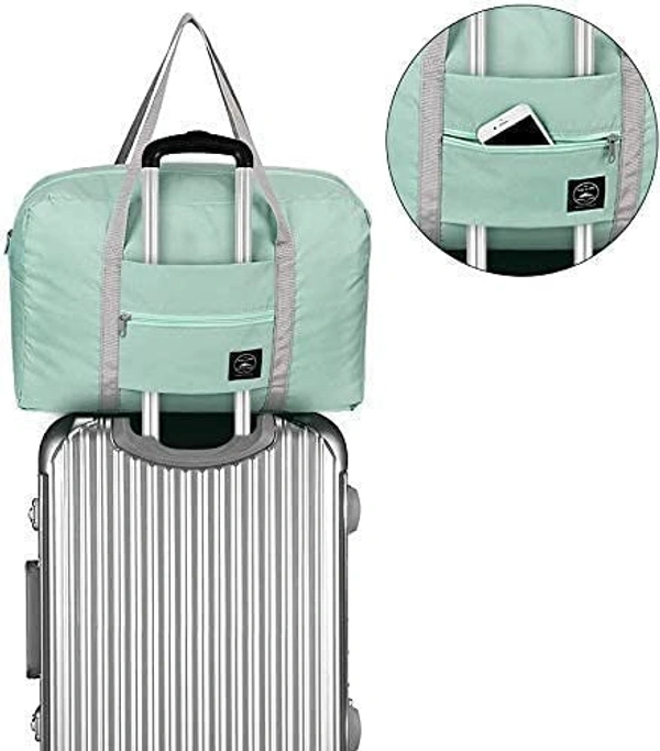 Folding Nylon bag Men's and Women's Nylon Foldable Waterproof Travel Folding Luggage Tote Carry on Duffel Bag