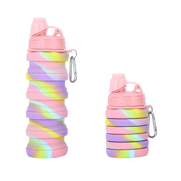 Folding Watter Bottle, Collapsable Bottle Silicone