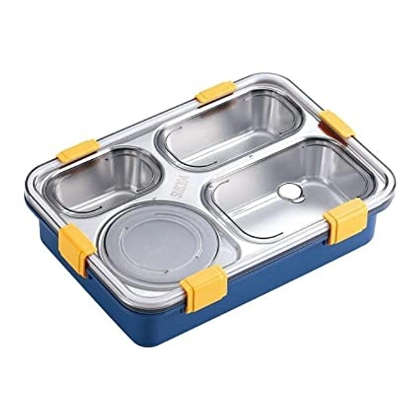 Lunch Box Stainless Steel 4 Compartment