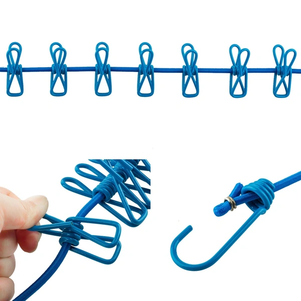 Rope With Clips / Cliprope (Pack Of 2 Rope)