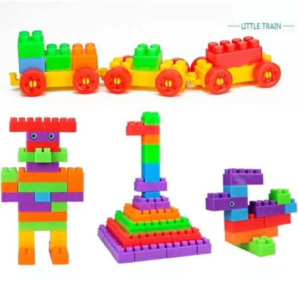 Best Quality GIFT (92 Pieces +8 Tyres) 100 Pcs Building Blocks, Creative ,Learning Toy,Educational Toy For Kids