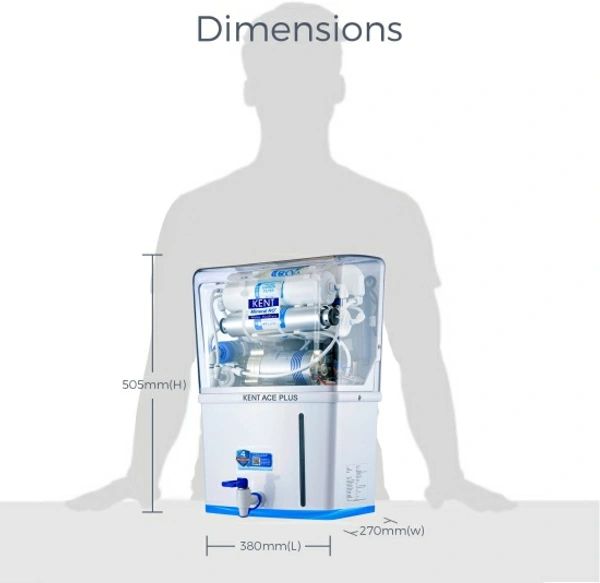 8 L RO + UV + UF + TDS Control + UV in Tank Water Purifier