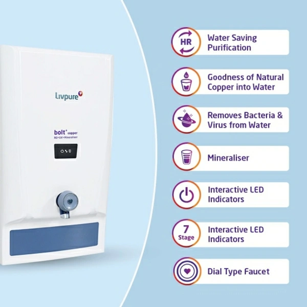  7 L RO + UV + Minerals Water Purifier