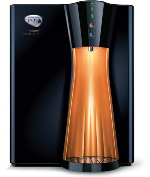 Copper+Mineral RO+UV+MF 8 L RO + UV Water Purifier with Copper Charge Technology