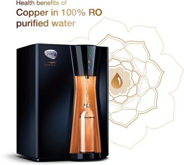 Copper+Mineral RO+UV+MF 8 L RO + UV Water Purifier with Copper Charge Technology