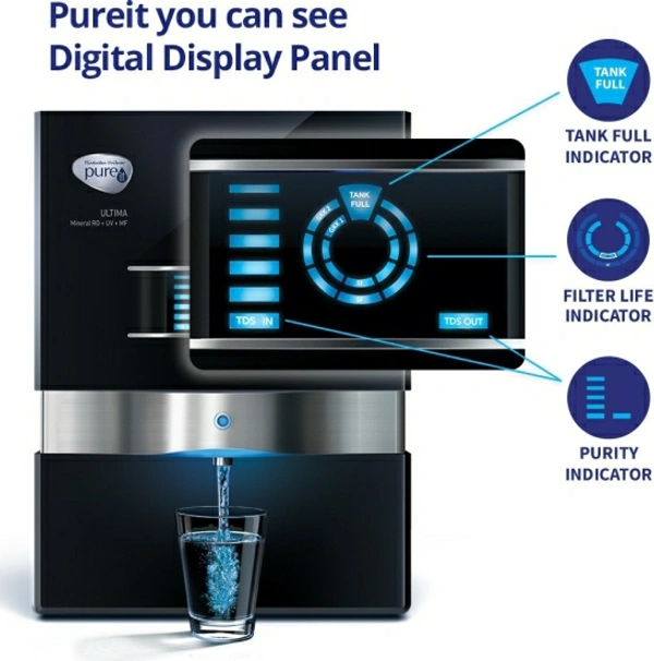 ULTIMA MINERAL 10 L RO + UV + MF Water Purifier
