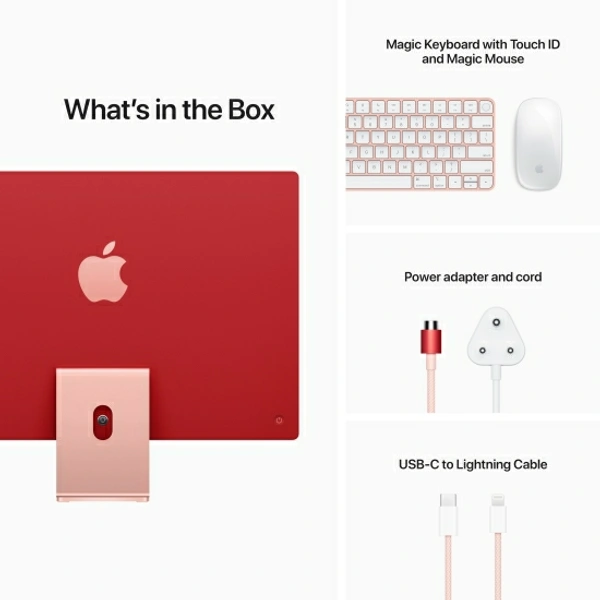 APPLE 2021 iMac with 4.5K Retina display M1 (8 GB Unified/512 GB SSD/Mac OS Big Sur/24 Inch Screen