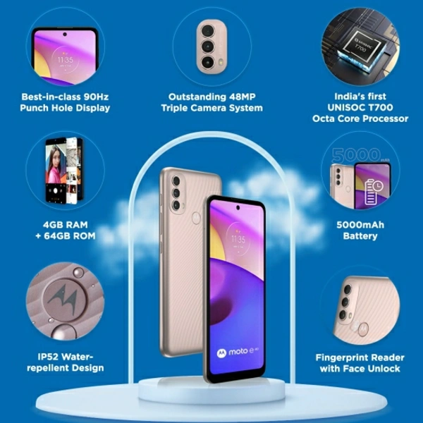 MOTOROLA e40 (Pink Clay, 64 GB)