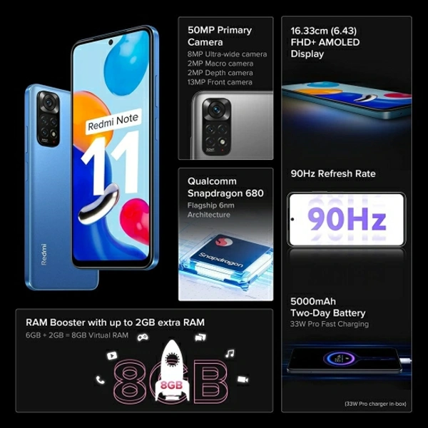 Redmi Note 11 (Horizon Blue, 64 GB)