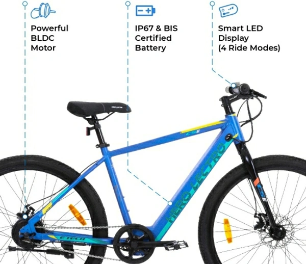 27.5 inches Single Speed Lithium-ion (Li-ion) Electric Cycle