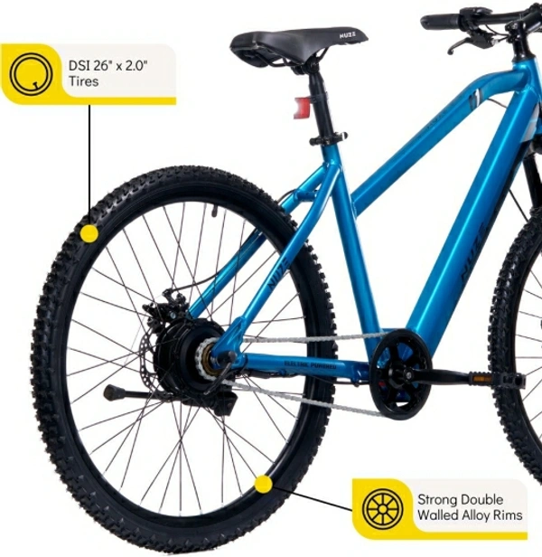  26 inches Single Speed Lithium-ion (Li-ion) Electric Cycle
