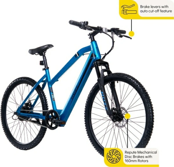  26 inches Single Speed Lithium-ion (Li-ion) Electric Cycle
