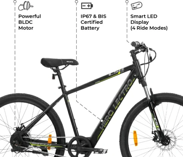 27.5 inches Single Speed Lithium-ion (Li-ion) Electric Cycle