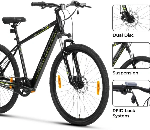 27.5 inches Single Speed Lithium-ion (Li-ion) Electric Cycle
