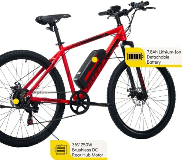 27.5 inches 7 Gear Lithium-ion (Li-ion) Electric Cycle