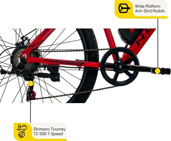 27.5 inches 7 Gear Lithium-ion (Li-ion) Electric Cycle