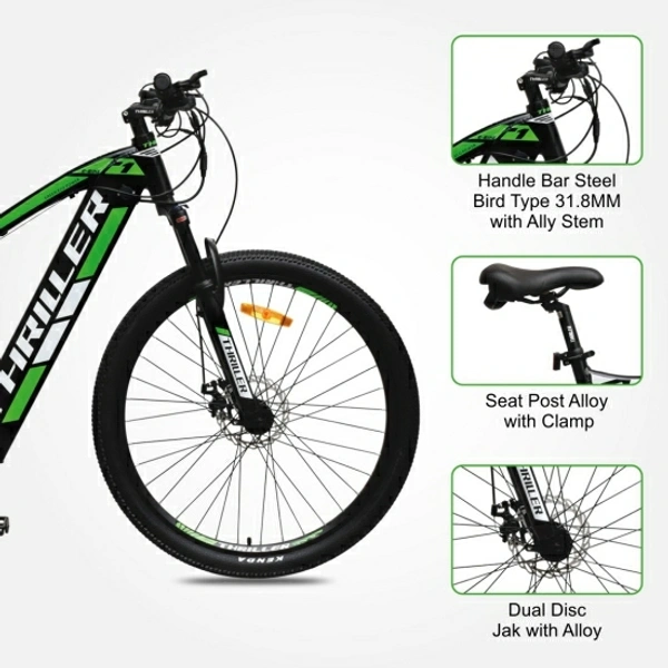 E-Bike Cycle with LG Lead Display 27.5 inches 21 Gear Lithium-ion Polymer (Li-pol) Electric Cycle