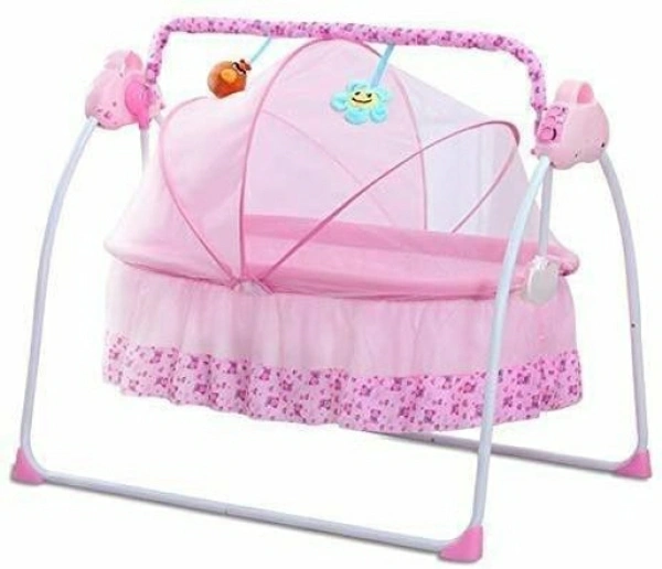 remium Quality Electric Baby Cradle Swing | Music Sleeping Basket Bed