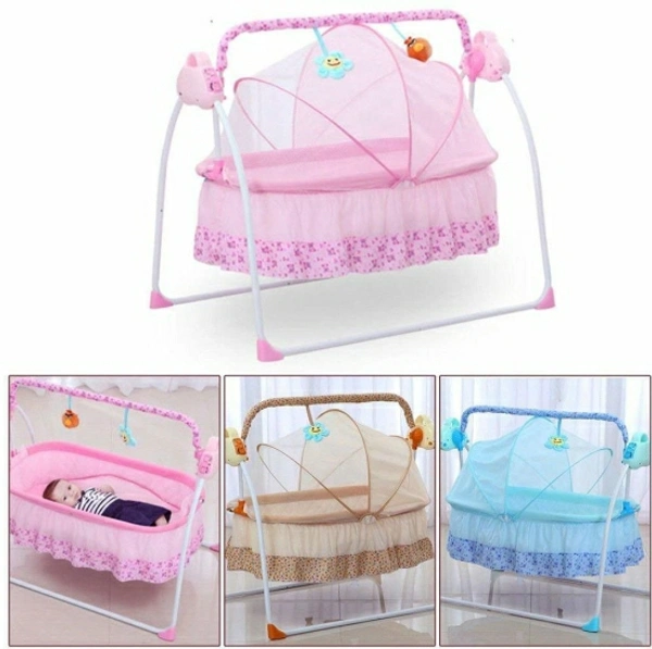 remium Quality Electric Baby Cradle Swing | Music Sleeping Basket Bed