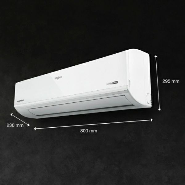 Whirlpool 4 in 1 Convertible Cooling 1 Ton 5 Star Split Inverter AC  - White
