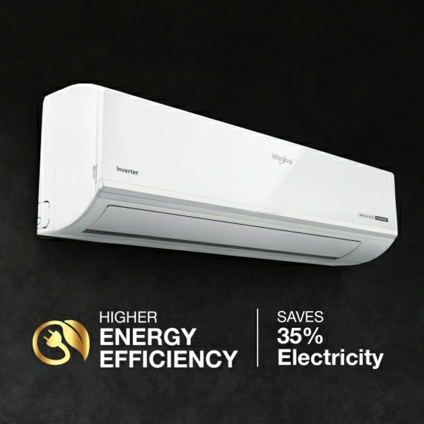 Whirlpool 4 in 1 Convertible Cooling 1 Ton 5 Star Split Inverter AC  - White