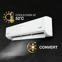 Whirlpool 4 in 1 Convertible Cooling 1 Ton 5 Star Split Inverter AC  - White