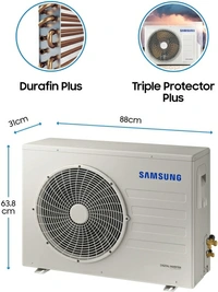 SAMSUNG 2 Ton 4 Star Split Inverter AC  - White