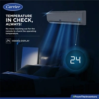CARRIER 1.5 Ton 3 Star Split Air Filtration with High Density Filter AC  - White