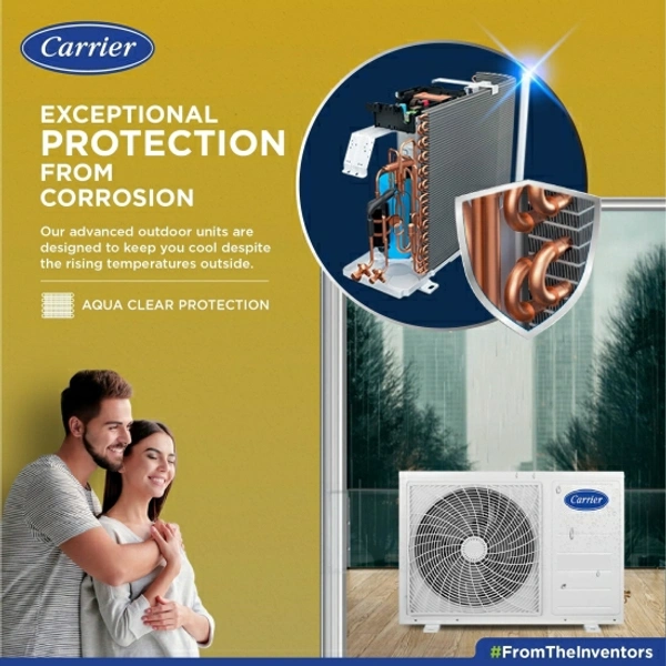 CARRIER 1.5 Ton 3 Star Split Air Filtration with High Density Filter AC  - White