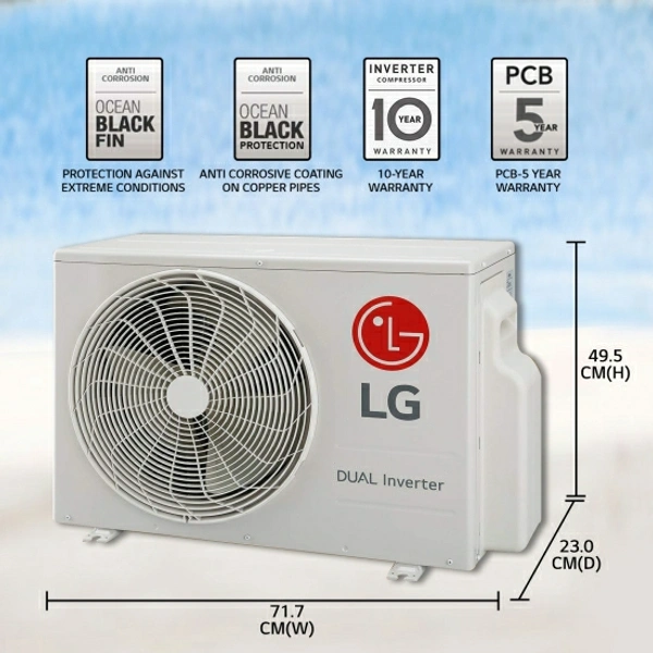 LG Super Convertible 6-in-1 Cooling 1 Ton 5 Star