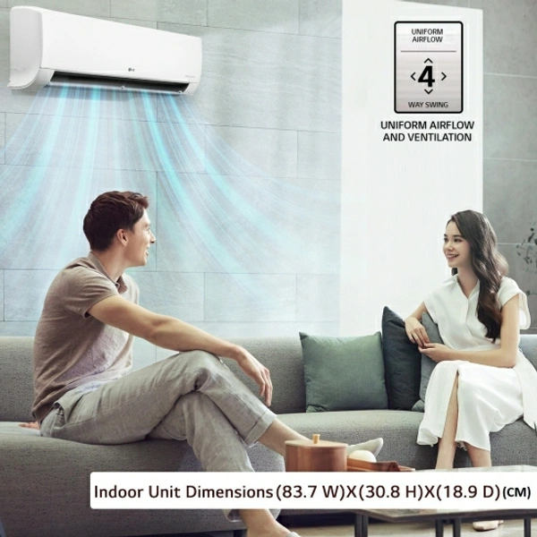 LG Super Convertible 6-in-1 Cooling 1 Ton 5 Star