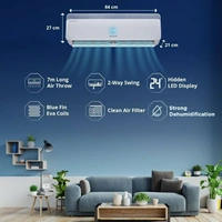 Lloyd 1 Ton 3 Star Split AC  - White