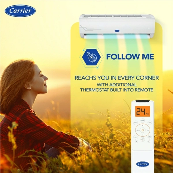 CARRIER 1.5 Ton 3 Star Split AC  - White