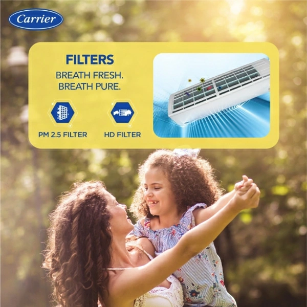 CARRIER 1.5 Ton 3 Star Split AC  - White