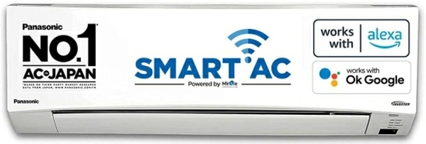 Panasonic 1 Ton 5 Star Split Inverter AC with Wi-fi Connect  - White